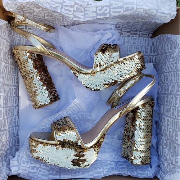 Steve Madden Sequin Heels - Picture 8 of 16
